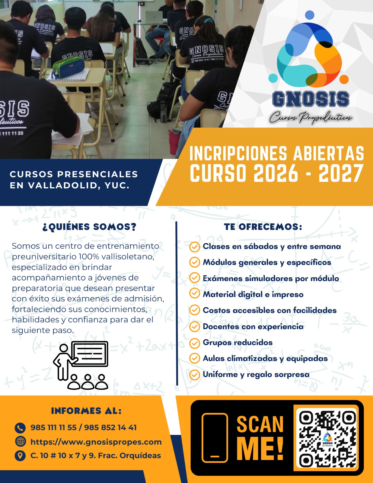 Flyer promocional de Gnosis